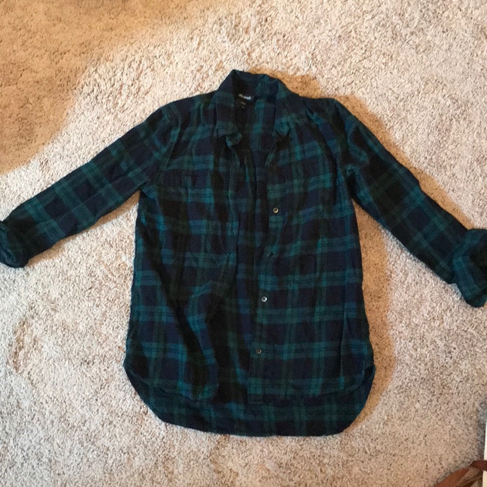 Madewell Plaid Buttondown